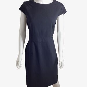 NWOT $149 Antonio Melani Black Pinstripe Dress